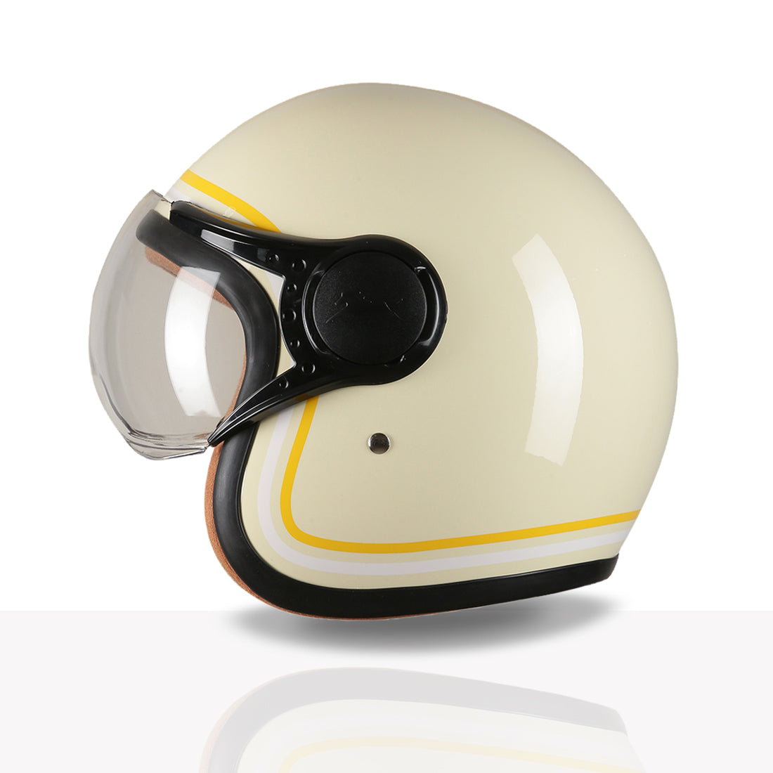 TVS MissFit Helmet for Women | Lightweight Ladies Helmet for Scooty | Stylish Girls Helmet with Extreme Comfort Fit | Women Helmet with Clear Visor | DOT & ISI Certified Helmet for Woman